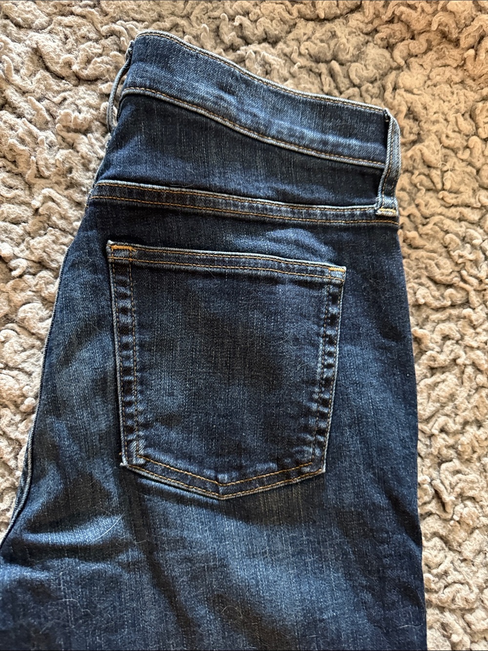 J. Crew Women's Skinny Jeans in Dark Blue Wash - Picture 4 of 4